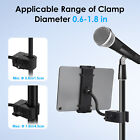 360   Rotate Tablet Ipad Phone Holder For Treadmill Bike Handlebar Mic Stand