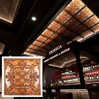 Faux Tin Ceiling Tile Stores Art Decor Wall Panel Pl19 Archaic Copper 10pcs lot