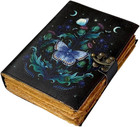 Blank Spell Book Of Shadows Journal With Lock Clasp Prop Vintage Handmade Leathe