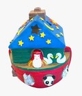 Vintage Porcelain Noahs Ark Luminary Night Light Childrens Baby Decor Christmas