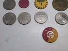 Vtg Las Vegas Casino Token Lot Of 67 Brass composite Gaming Coins Mixed Casinos