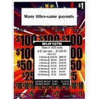 Grip  Rip   Sip 1620-5w Single Game  Pull Tabs