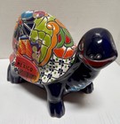 New Talavera Turtle Handcrafted Mexican Folk Art Ceramic Figurine X Large 14   
