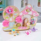 Kidkraft Lil  Green World Fairy Cottage 14pc Eco-friendly Playset