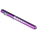 Purple Reusable Nurse Aluminum Penlight Pocket Medical Led With Pupil Gauge