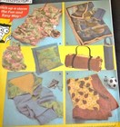 Simplicity Dummies Pattern 4745 Fleece Pillow Throw Blankets Storage Bag Uncut