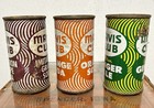 Mavis Club Vintage Soda Can Trio  All Three Cans Are Ding And Dent Free 