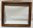 Vintage Mid Century Carved Solid Wood Frame 11 25 x9 25  Fits 10 x8  Deep Rabbet
