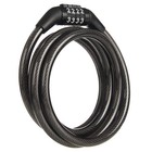 5 16x5ft Vinyl Coated Steel Cable Lock 4-digit Combination Keyless