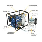 Powerhorse Semi-trash Water Pump  3in  Ports  290 Gpm  212cc Ohv Gas Engine