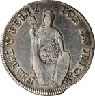  1832-34  Spanish Philippines Ferdinand Vii Countermark Peru 8 Reales Pcgs Xf