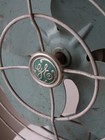 Vintage 1950s Ge General Electric Fan Rare Teal Blue Green Antique Works  