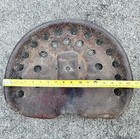 Antique Large 17  Metal Tractor Seat- Farm  Primitive  Decor  Rusty