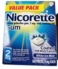 Nicorette Nicotine Gum 2 Mg White Ice Mint 160 Ct Exp 2027 1