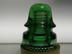 Green Mclaughin No 14  Glass Insulator