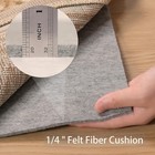 Non-slip Rug Pads 8 X 10 Ft  100  Waterproof Extra Large Area Rugs Non Skid Rug