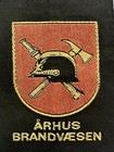 Vintage Arhus  Brandvaesen Fire Department  Denmark Fire Brigade Patch Badge    