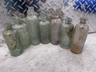 Antique Hutch Blob Soda Bottle Lot Embossed Eagle Logo Wiseola Alabama 1890s