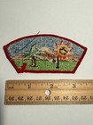 Vintage Boy Scout Patch Golf Course 4 Green Sun Palm Tree Arch Uniform Badge Vtg