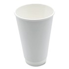 Boardwalk Paper Hot Cups  Double-walled  8 Oz  White  25 pack  2 Pack carton