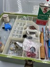 Vintage Wilson Retro Green Sewing Box Clear Top With Trays Large W vintage Items