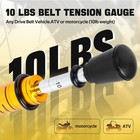 Belt Tension Gauge 10 Lbs Belt Tensioner Tool For Motorcycle All Belt Drive Bike