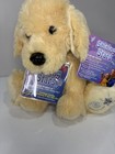 Russ Shining Stars Yellow Lab Dog Puppy Gold Ribbon Plush Stuffed Animaltag code