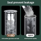 Stainless Steel Floor Drain Filter bathroom Sink Stopper Hair 2pcs  Silver 2 