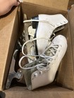 Two Pair Of White Ice Skates For Kids Sizes 2  3