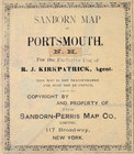 1898 Plat Map   State - Cabot - Rock - Mcdonough  Portsmouth  Nh  21x25 - 12