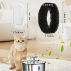 40pcs Pet Cat Water Fountain Filters Replacement For 67 108 135oz Replacement