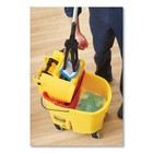 Rubbermaid   Commercial Wavebrake 35 Quart Bucket wringer Combinations  Yellow