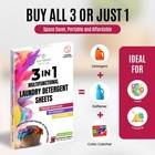 Color Catcher Fabric Softener Laundry Detergent Sheets 25 Loads