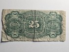 1863 Series 25-cent United States Fractional Currency Note  4th Issue 