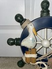 Wooden Ship Wheel For Nautical Home Decor-