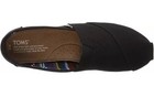 New   Authentic Black Toms Classic  Women s Canvas Shoes - Us Size 9