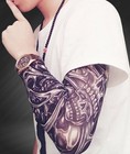 Fake Temporary Tattoo Arm Sleeves Arts Slip On Arm Sunscreen Sleeves Cover Up   