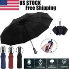 Automatic Black Umbrella Anti-uv Sun rain Windproof 3 Folding Compact Umbrella