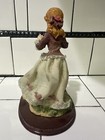 Ali Collections Antique Victorian Lady With Roses And Dog
