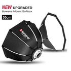 Foldable Softbox  Octagon Quick Collapsible Photo Umbrella W  Bowens Mount Shaft