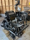 Heidelberg Original Letter Press Printing Machinery W  Ge Motor  Metal  Red Ball