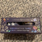 Nib Archer   Olive Midnight Floral Washi Tape Set New