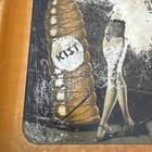 1940s Kist Orange Soda Metal Advertising Beverage Tray Vintage