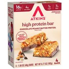 High Protein Bars Chocolate Peanut Butter Pretzel 1 69 Oz