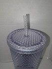 Starbucks Platinum Silver Diamond Studded Tumbler Cup 2019 Holiday Venti 24 Oz