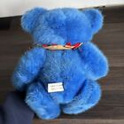 Vintage Grateful Dead Bear 12  Blue Jointed Plush W  Tag Liquid Blue 1990