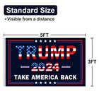 3x5ft Trump 2024 Flag Double Sided 3 Ply Take America Back Indoor Outdoor Banner