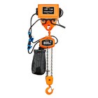800 Lb 110 120v Mini Electric Chain Hoist Power Trolley 20 Ft  Chain H3 Duty
