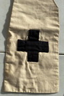 Rare Vintage Medical Black Cross Flag Wwi  Wwii 