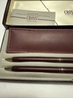 Cross Ladies Ballpoint Pen   0 5 Pencil Set With Pouch Burgundy